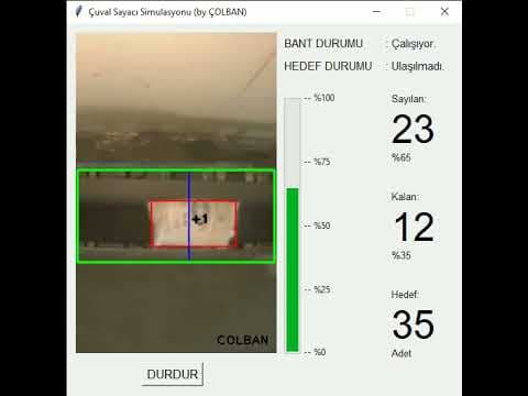 Image-processing sack counter